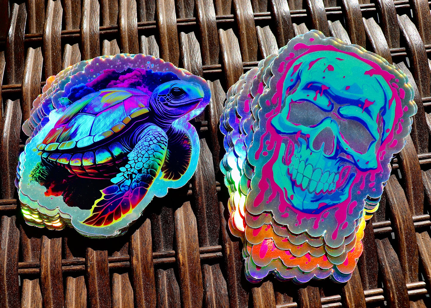 Rainbow Holographic Stickers