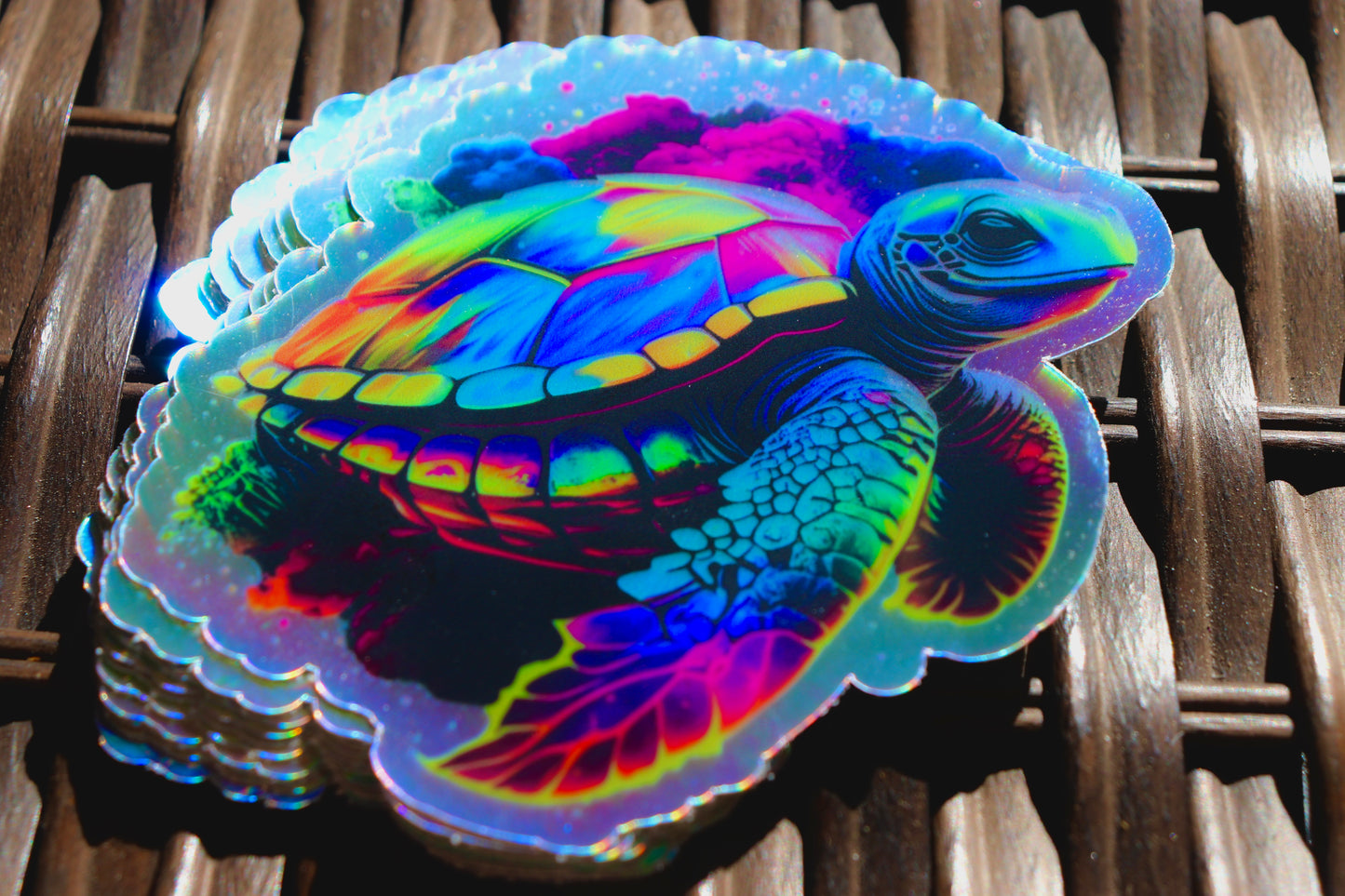 Rainbow Holographic Stickers