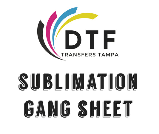 Dye Sublimation Gang Sheet Builder by size